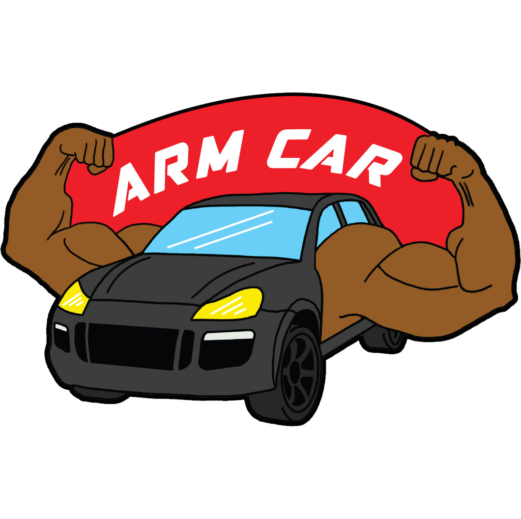 Arm Car Sticker