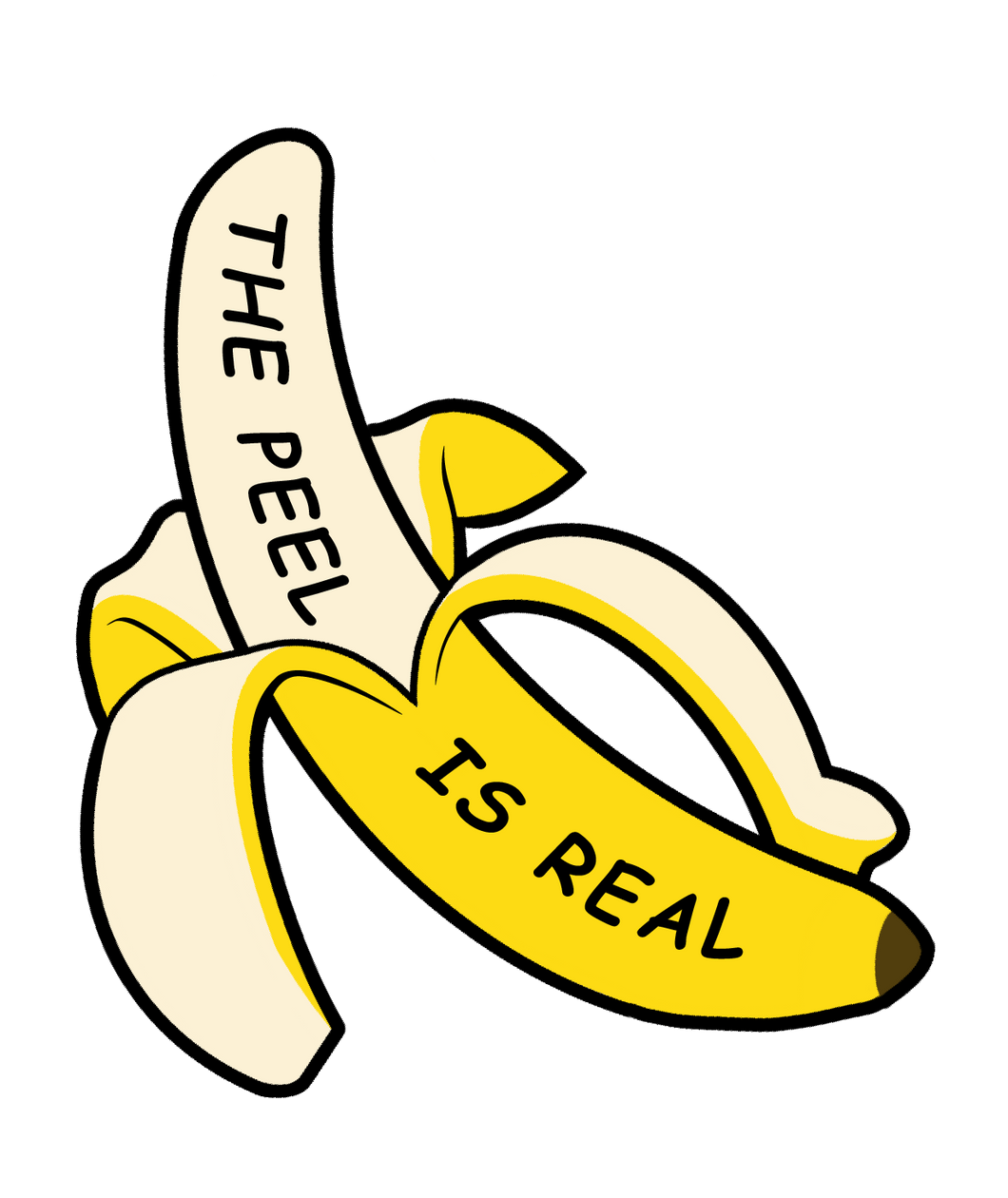 The Peel is Real Sticker
